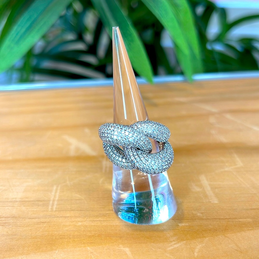 STERLING SILVER CZ RING